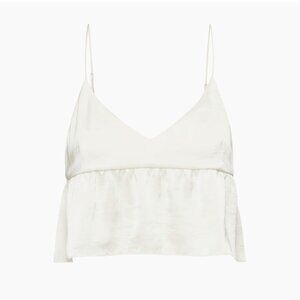 Aritzia Wilfred Lover Satin Camisole – Light birch
